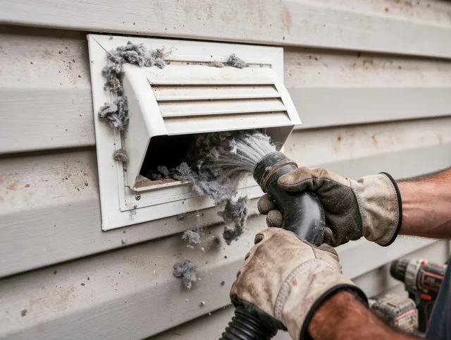 Professional dryer vent cleaning by North Smithfield Dryer Vent Cleaning in North Smithfield