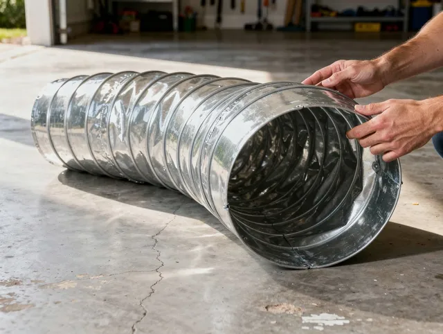 North Smithfield Dryer Vent Cleaning specialist using advanced equipment for thorough duct cleaning in North Smithfield